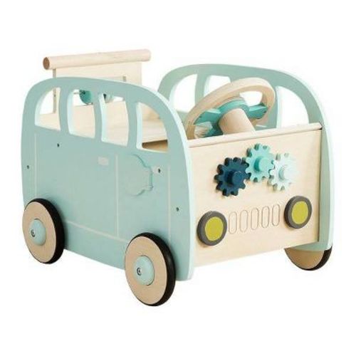 Wonder & Wise Wooden Ride & Stride Push Toy & Scooter