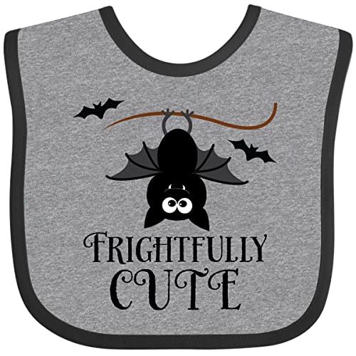 inktastic Halloween Bat Frightfully Cute Holiday Baby Bib