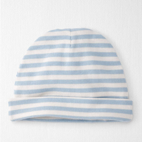 Baby Organic Cotton Rib Cap in Stripes - Little Planet | Carter's