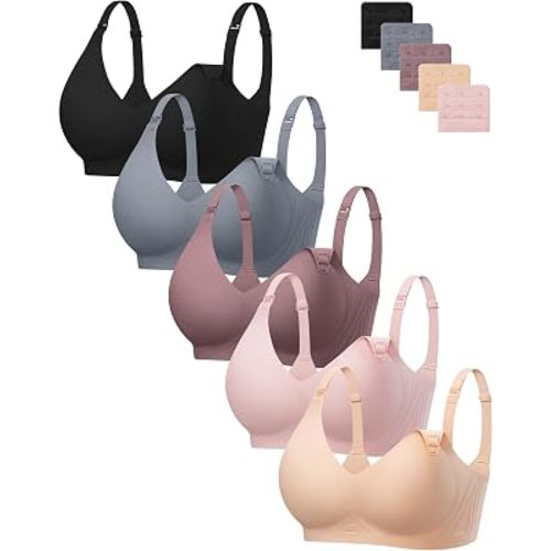 Angelhood Jelly Nursing Bras for Breastfeeding Seamless Maternity Bra