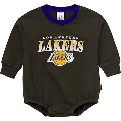 Gerber NBA Unisex-Baby NBA Team Sweatshirt Bubble Romper