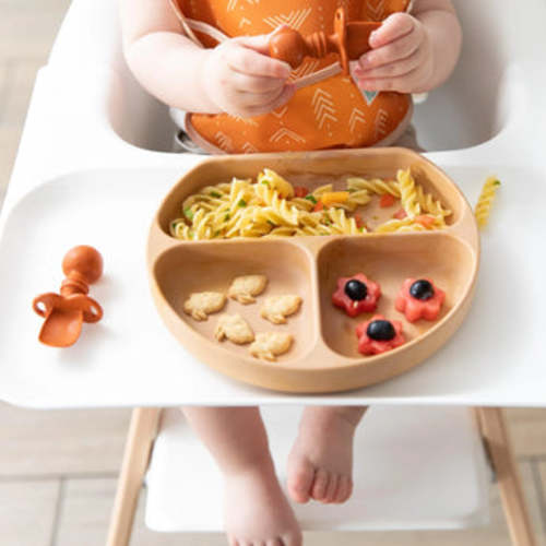 Strong Suction Silicone Plate For Tables & Highchair Trays | Bumkins