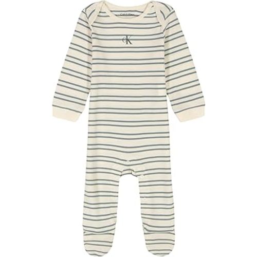 Calvin Klein baby-boys Footed Coverall