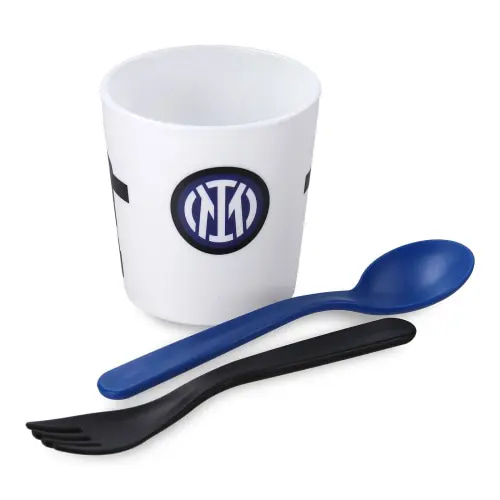 INTER TABLE SOCCER CUP & CUTLERY SET - INFANT