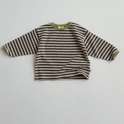 Toddler F25 Multi Color Stripe Long Sleeve Top (10m-4y) - 2 Colors | AT NOON STORE