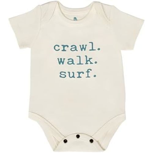 Finn + Emma Organic Cotton Graphic Baby Onesie - Gender Neutral Bodysuits for Babies 0-12 Months in Multiple Sizes and Styles