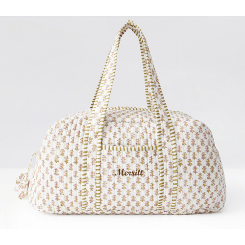 Personalized Quilted Duffle