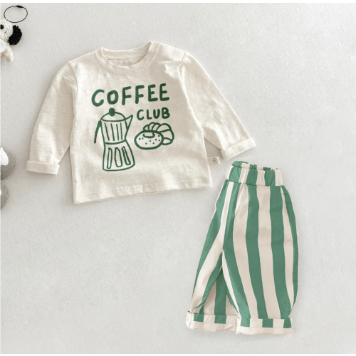 COFFEE CLUB Baby Toddler 2 Piece Set