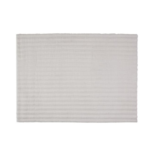 Sofia Channel 5' x 7' White Solid Rug