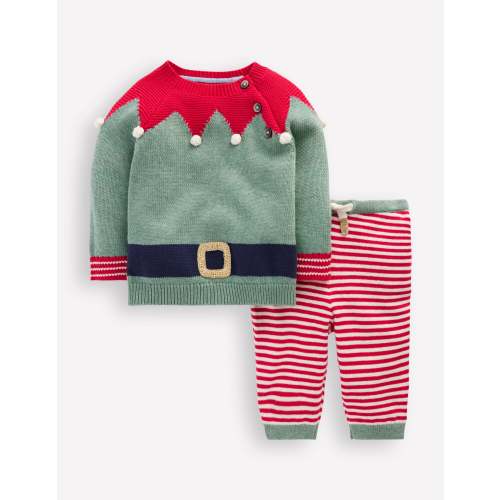 Knitted Play Set-Csarite Green Elf