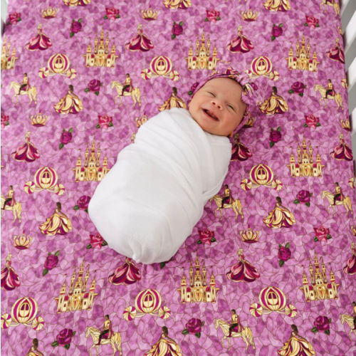 Royal Stained Glass Bamboo Crib Sheet – Little Crowns & Capes