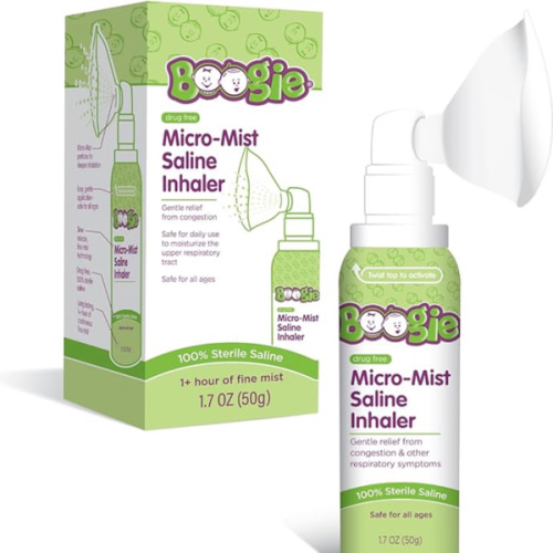 Boogie Saline Inhaler: Micro-Mist & Refills