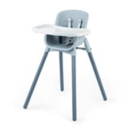 Chicco Zest™ 4-in-1 Multi-Use Folding High Chair, Low Feeding Chair, Toddler Chair, Youth Stool - Capri (Blue), New