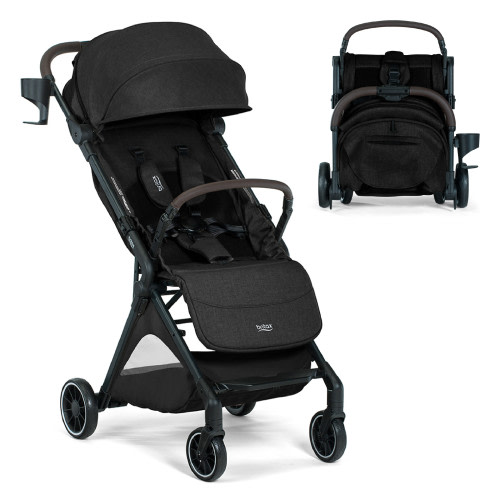 Juniper™+ Compact Stroller With Cup Holder and Carry Strap ( Raven Black )