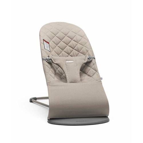 BabyBjörn Bouncer Bliss, Sand Gray, Cotton (006017US)