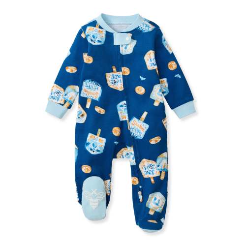 Dreidel, Dreidel, Dreidel Sleep/Play PJs | Burt’s Bees Baby® – Burt's Bees Baby