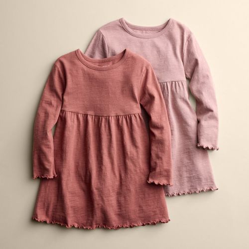 Baby & Toddler Girl Little Co. by Lauren Conrad 2-Pack Long Sleeve Dress Set