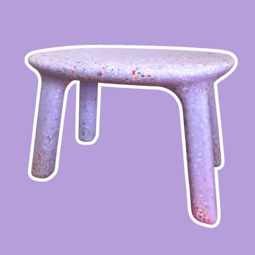 Confetti Kids Table | Lilac