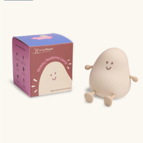 Blobby Bedtime Lamp Taupe - Kids’ Touch Lamp - ergoPouch AU