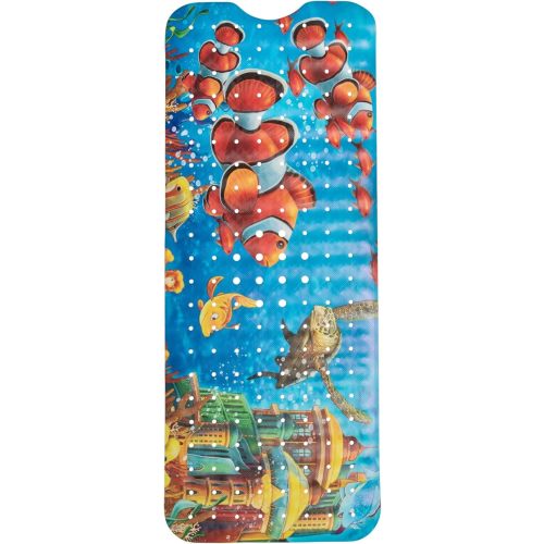 Toddler Bathtub Mat - Bath Mat Kids Non Slip - Non Slip Bathtub Mat Kids - Bath Mat Baby Non Slip - Non Slip Tub Mat Kids - Bathtub Grip Mat - Shower Grip Mat - Bath Tub Floor Mat (Bath Clownfish)
