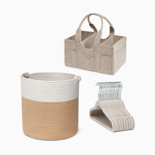 Essential Nursery Organization Bundle - Oat