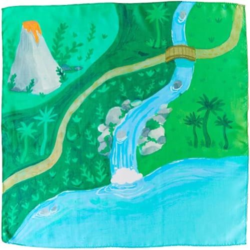 Sarah's Silks Mini Playmap | Jungle | 21" x 21" Silk