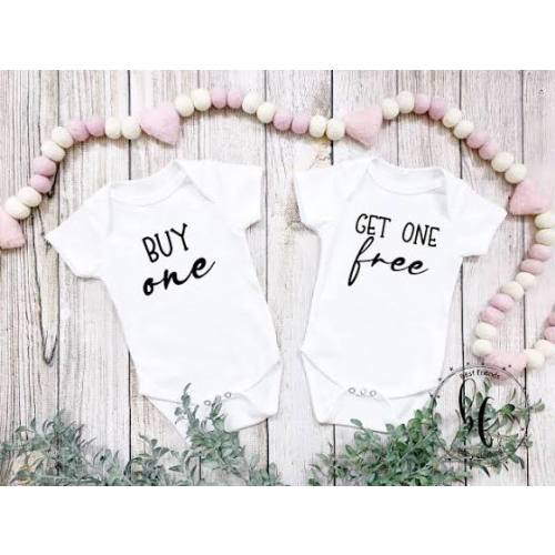 Buy One Get One Free Twins Baby Bodysuit, Infant Twins Outfits, Newborn Twins Boy and Girl, Twins Coming Home Outfit, Twins Baby Gift, Best | Google Shopping