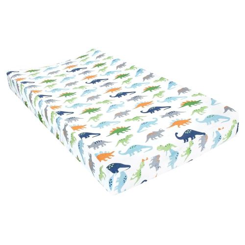 Hudson Baby Unisex Baby Changing Pad Cover, Dinosaurs, One Size