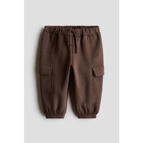 CARGO-STYLE SWEATPANT JOGGERS - 4 to 6 Months Brown