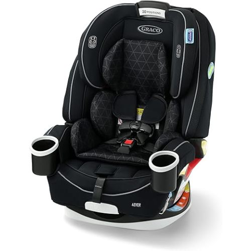 Graco 4Ever All-in-One Convertible Car Seat, 4-in-1 Baby to Big Kid Car Seat from 1.8-54 kg (4-120 lb), ProtectPlus Engineered, Drew