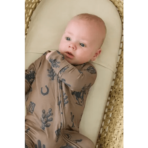 Dusty Cowboys Zip Pajamas — h o n e y   c o m b
