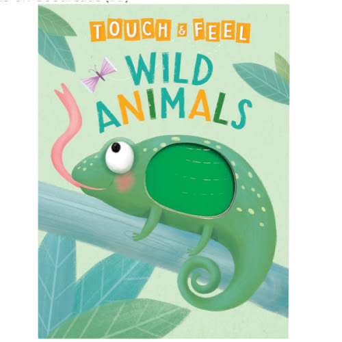 Wild Animals: A Touch and Feel Book - Children's Board Book - Educational