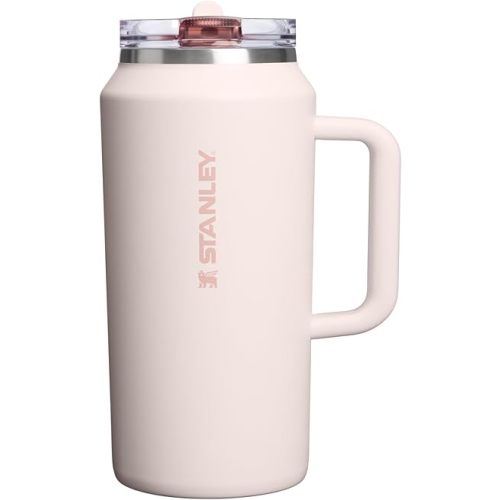 STANLEY Quencher ProTour Flipstraw Tumbler, 64 oz, Rose Quartz