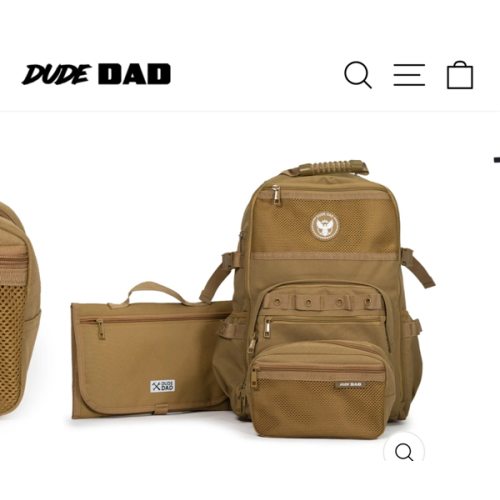 Dude Dad Diaper Bag