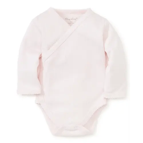 Pink Pointelle Long Sleeve Bodysuit (0-3 months)