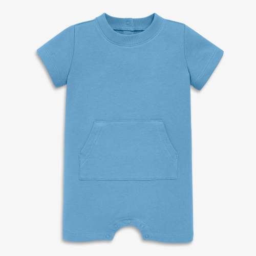 Baby french terry shortie - Cornflower / 0-3