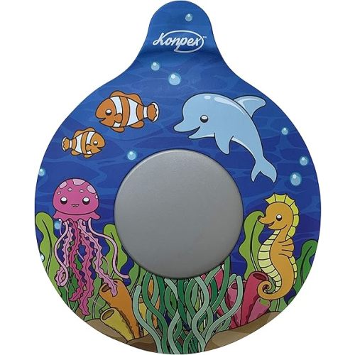 Bathtub Stopper Tub Drain Plug Stopper, Adorable Universal Silicone Bath Drain Cover, Beautiful Coral Reef Illustration, Kids Tots Babies Gift