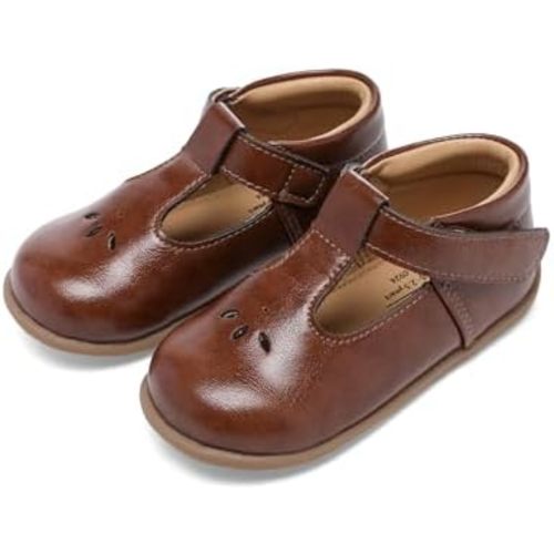 Jack & Lily Baby, Toddler & Kids Girls' Mary Jane Shoes – Soft Sole Dress Shoes for School, Party & Wedding