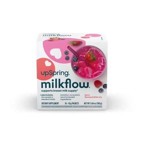 Milkflow Drink Mix, Fenugreek, Berry (electrolytes), 16 CT