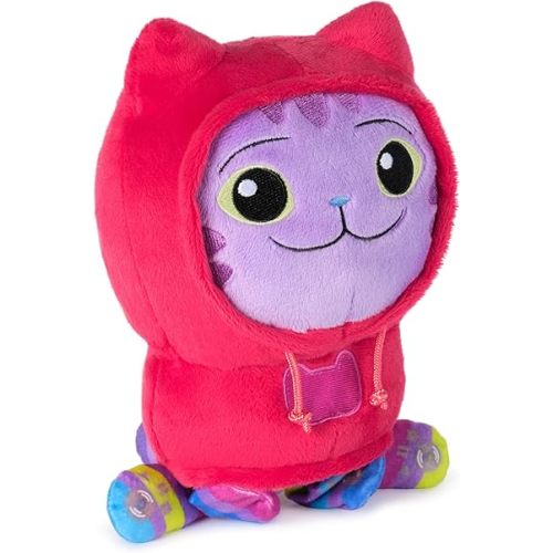 Gabby’s Dollhouse, Move & Groove Daniel James DJ Catnip Plush Toy, 10-Inch Tall Stuffed Animal with Moving Arms, Kids Toys for Girls & Boys Ages 3+