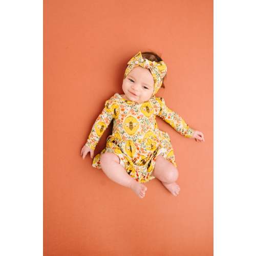 Sweet Bee Long Sleeve Bodysuit Bamboo Dress