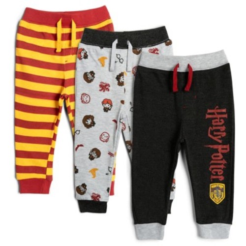 Harry Potter Infant Baby Boys 3 Pack Jogger Pants Gryffindor 18 Months