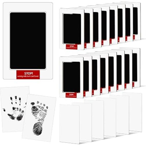 16 Set Black Inkless Memory Kit for Hand and Foot Prints