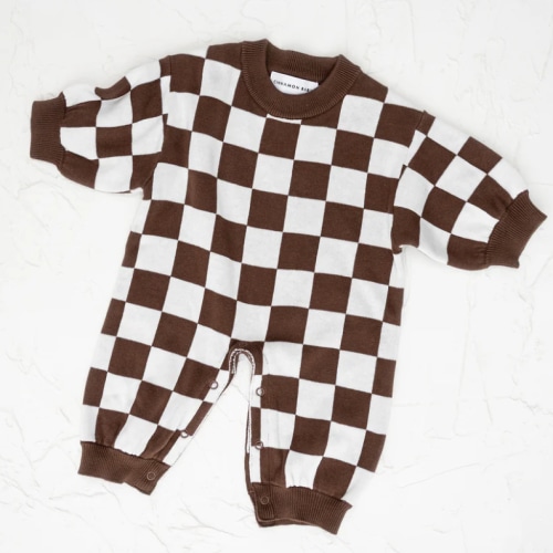 Knitted Lounge Suit - Chocolate