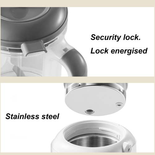 Food Maker,One Step Food Processor Steamer Puree Blender,Multifunctional Auto Cooking & Grinding,Food Puree Maker with Self Cleans,Touch Screen Control, White