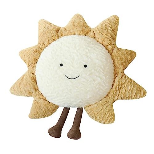 Maxpetus Comfortable Sun Throw Pillow Stars Moon Sofa Cushion Lovely Exquisite Cushion (15.7in, Sun)