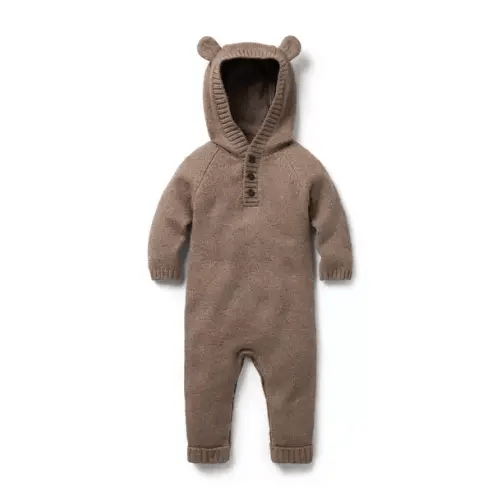 Baby Rodeo Brown Baby Bear Ear Hooded One-Piece by Janie and Jack 3-6m