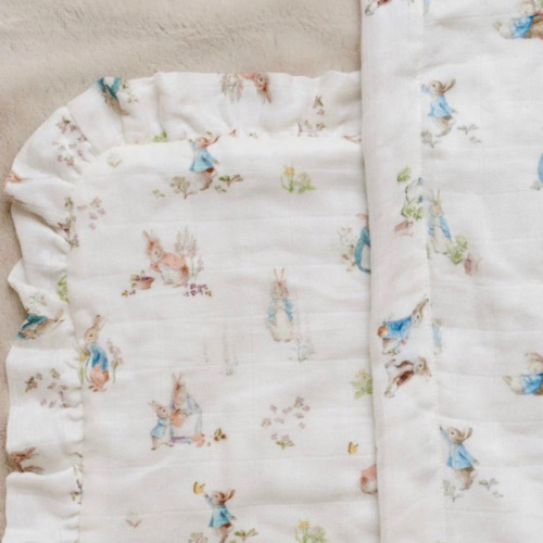PETER RABBIT™ BAMBOO RAYON MUSLIN/LUSH MINI BLANKETS