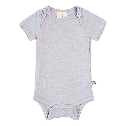 KYTE BABY Short Sleeve Unisex Baby Bodysuits, Rayon Made From Bamboo Material