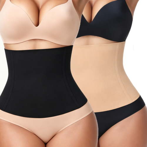 Vaslanda Waist Trainer for Women Tummy Control Postpartum Underbust Seamless Firm Shaping Waist Trainer